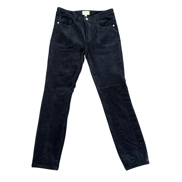 Pilcro And The Letterpress High Rise Skinny Corduroy Pants Women's Size 27 Black - Picture 3 of 12